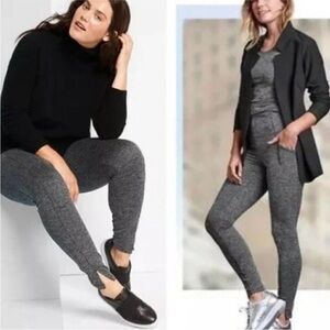 Athleta Herringbone Mercer leggings Womens size small